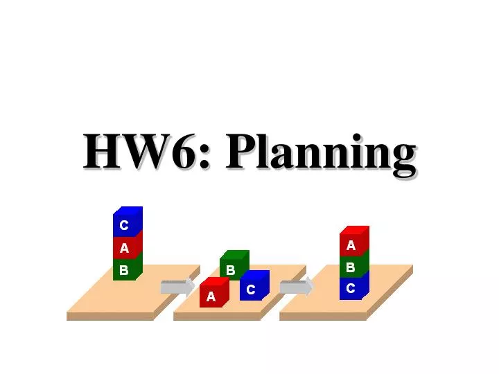 hw6 planning