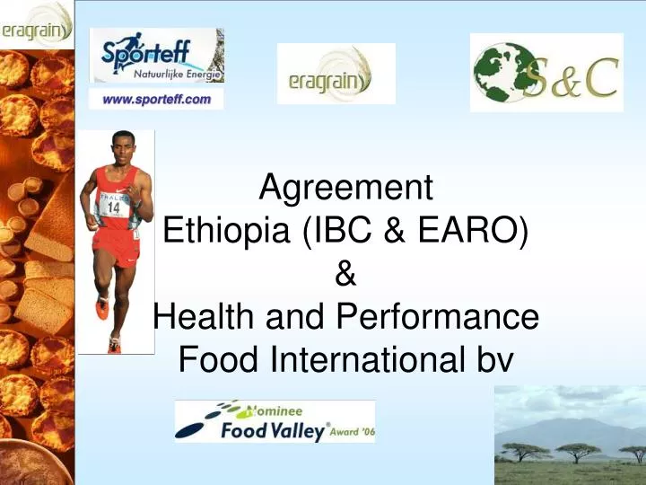agreement ethiopia ibc earo health and performance food international bv
