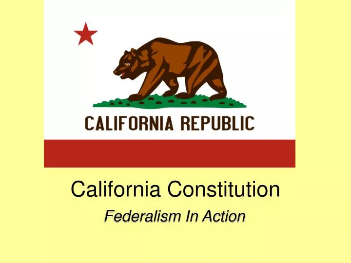 california constitution