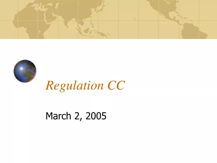 regulation cc