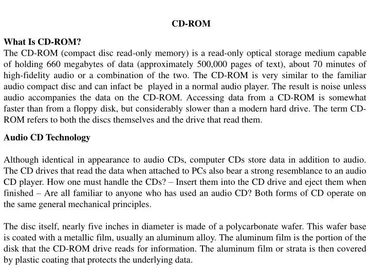 CD Definition - What is a CD (Compact Disc)?