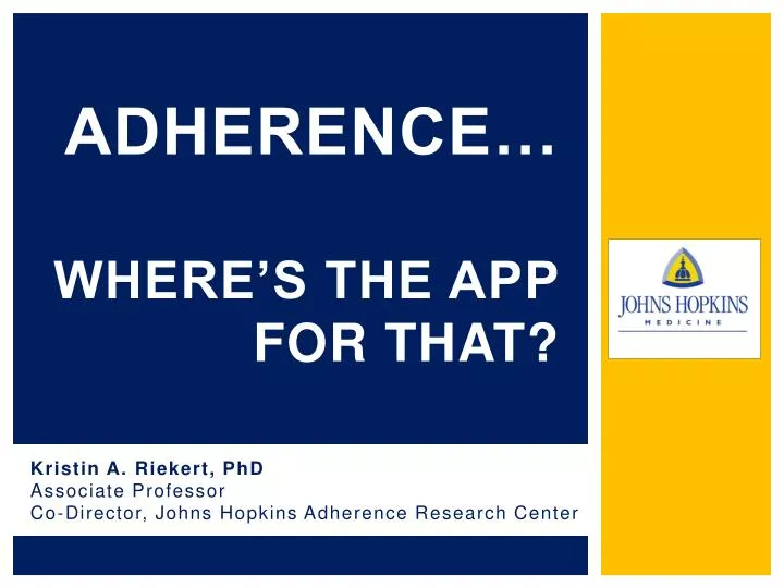 adherence where s the app for that