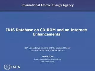 INIS Database on CD-ROM and on Internet: Enhancements