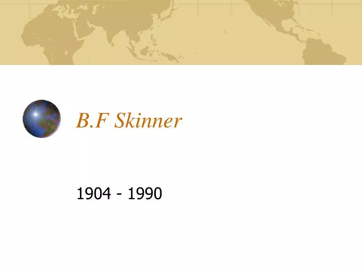 b f skinner