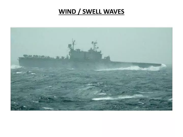wind swell waves