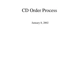 CD Order Process