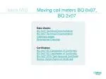 Moving Coil Meters BQ Series Technical Documentation and Certification - slide 1