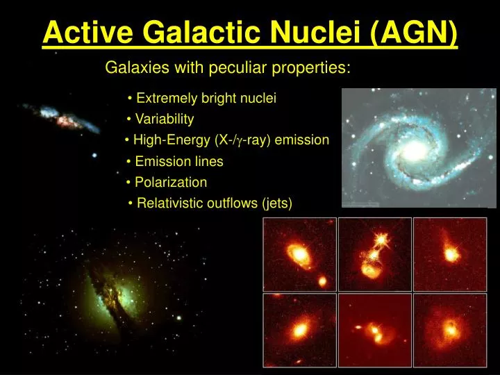 active galactic nuclei agn