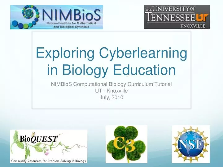 exploring cyberlearning in biology education