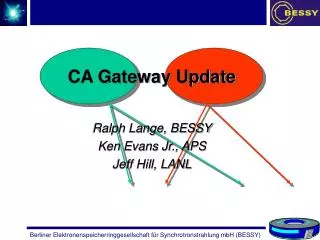 CA Gateway Update