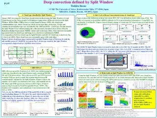 Deep convection defined by Split Window Toshiro Inoue