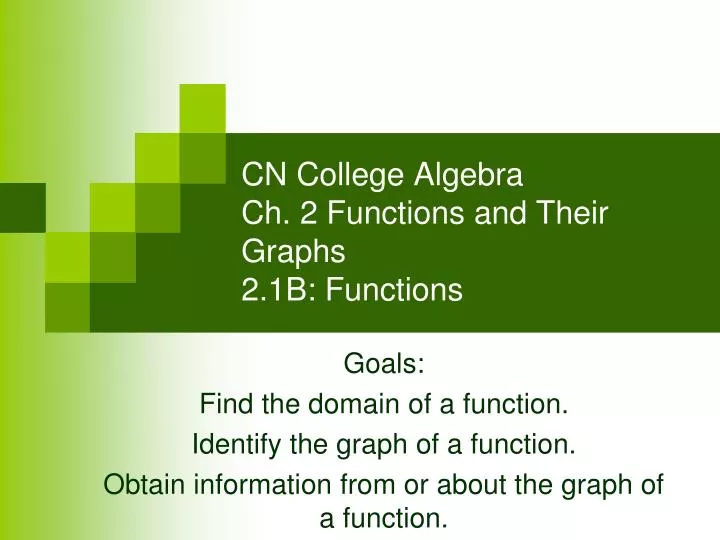 cn college algebra ch 2 functions and their graphs 2 1b functions