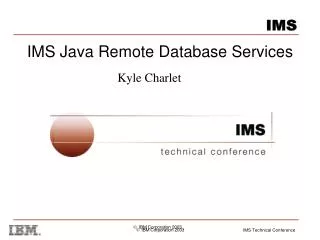 IMS Java Remote Database Services
