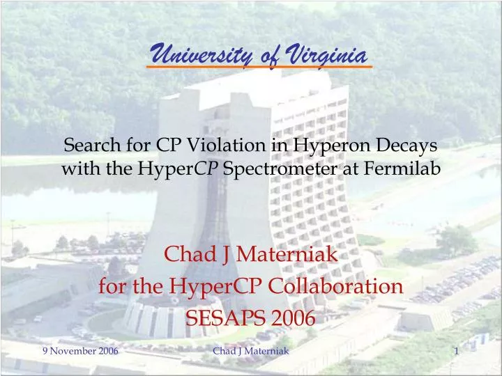 search for cp violation in hyperon decays with the hyper cp spectrometer at fermilab