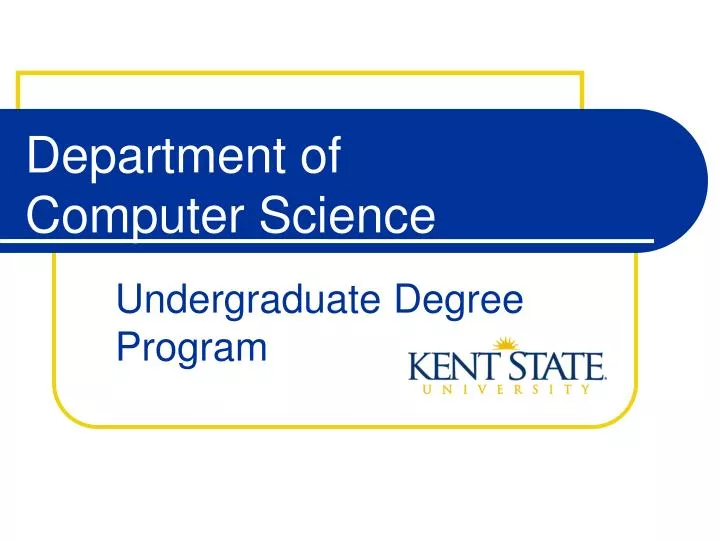 undergraduate degree program
