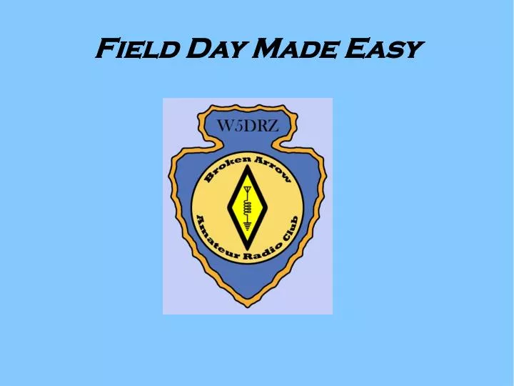field day made easy