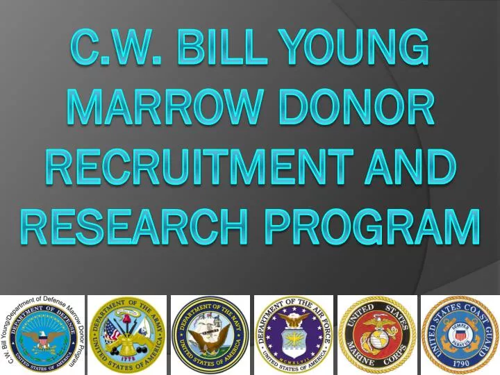 c w bill young marrow donor recruitment and research program