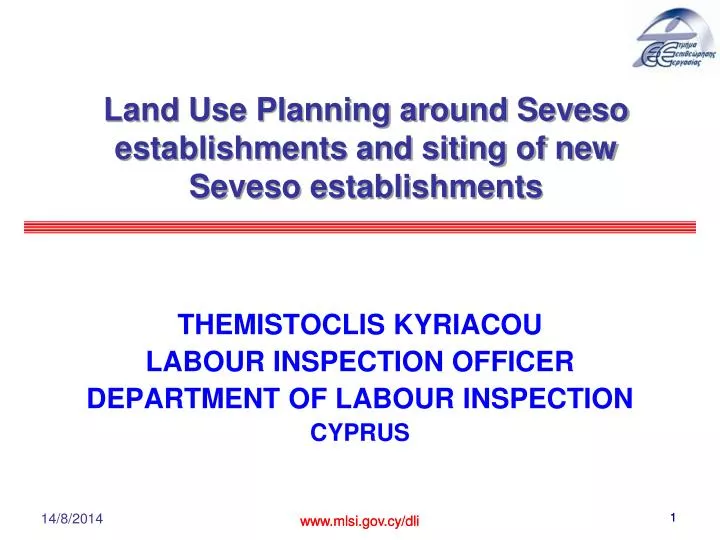 land use planning around seveso establishments and siting of new seveso establishments