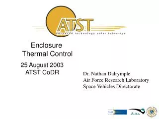 Enclosure Thermal Control