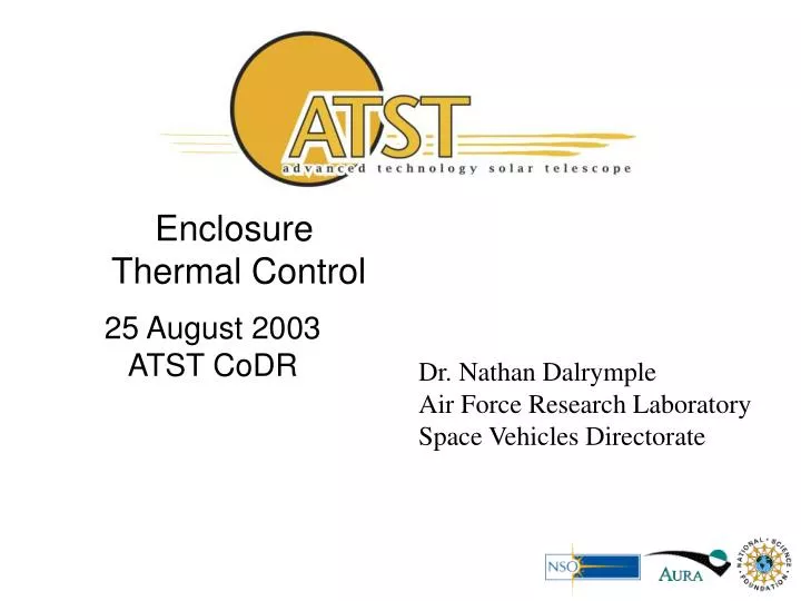 enclosure thermal control