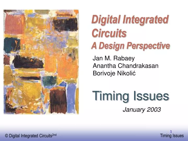 digital integrated circuits a design perspective