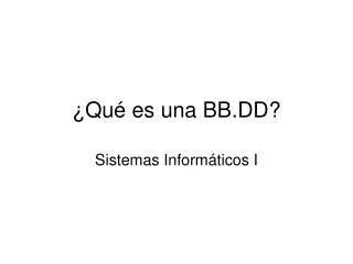 sistemas inform ticos i