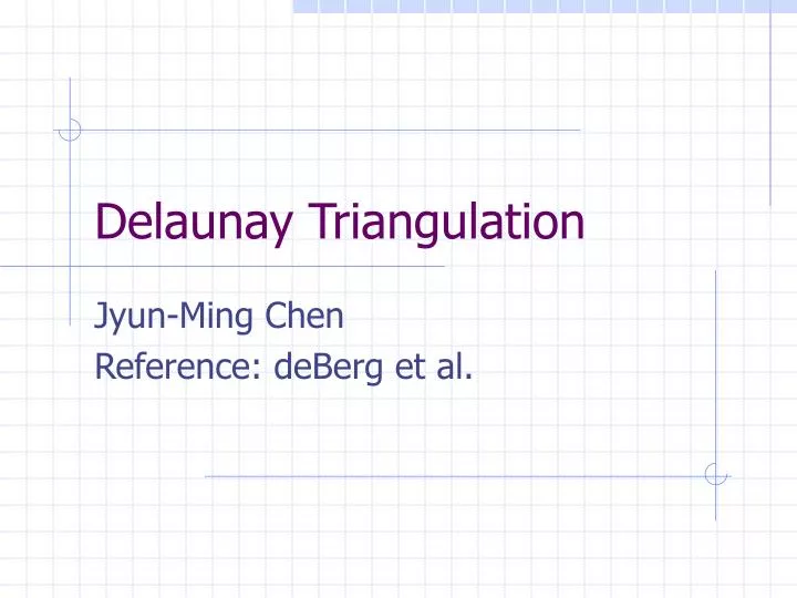 delaunay triangulation