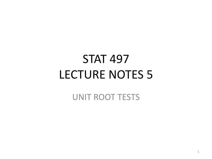 stat 497 lecture notes 5