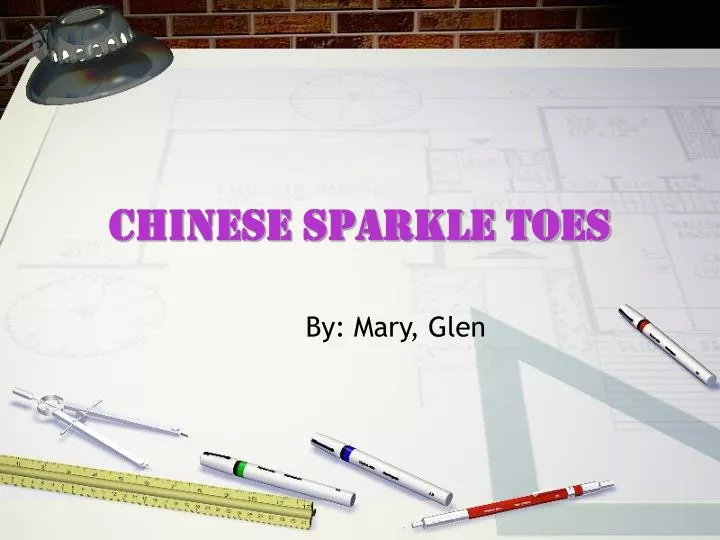 chinese sparkle toes