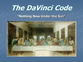 The DaVinci Code