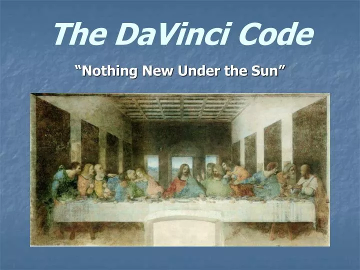the davinci code