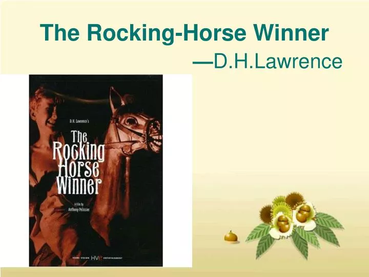 the rocking horse winner d h lawrence