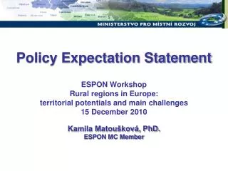 Policy Expectation Statement