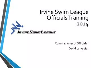 Irvine Swim League Officials Training 2014