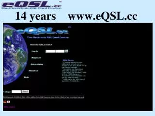 14 years eQSL