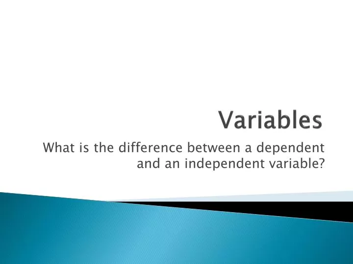 variables