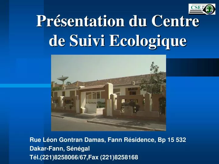 pr sentation du centre de suivi ecologique