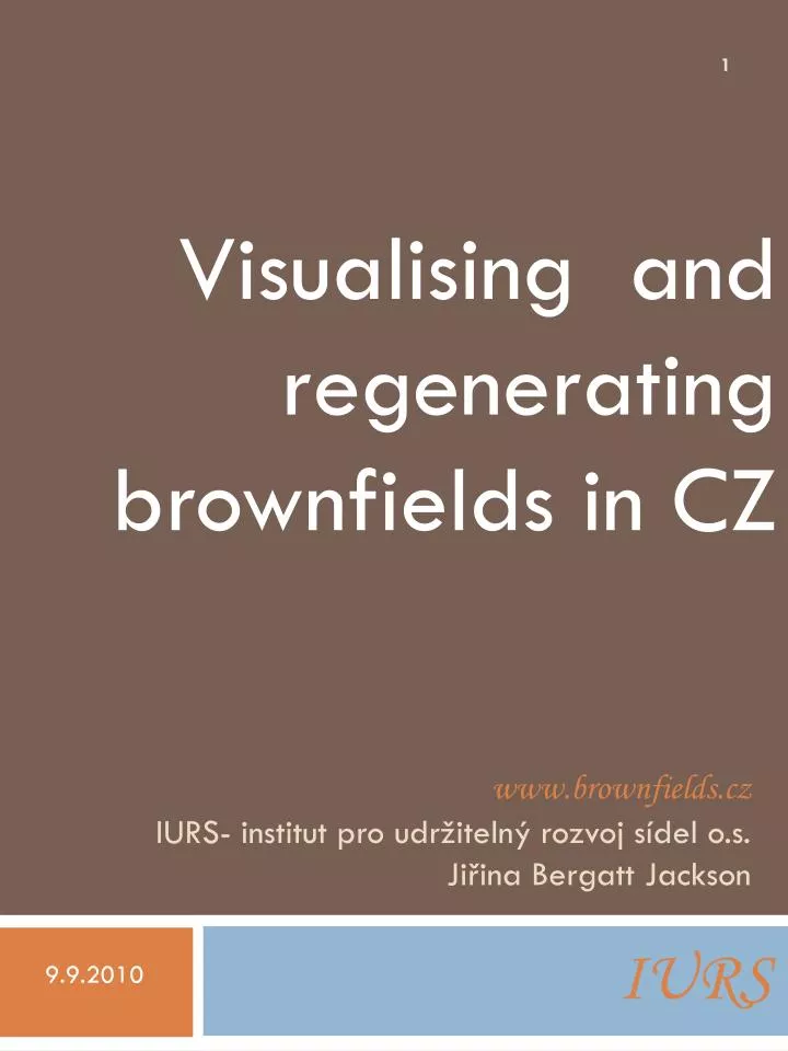 www brownfields cz iurs institut pro udr iteln rozvoj s del o s ji ina bergatt jackson