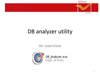 DB analyzer utility