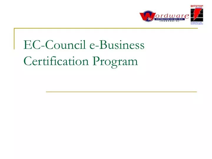 ec council e business certification program