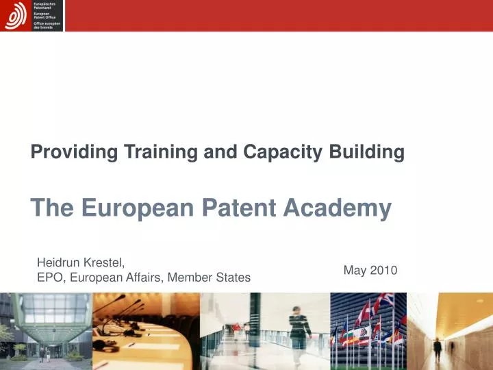 providing training and capacity building the european patent academy