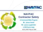 NAVFAC Contractor Safety