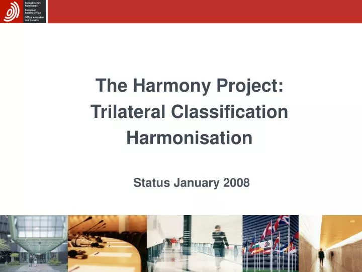 the harmony project trilateral classification harmonisation
