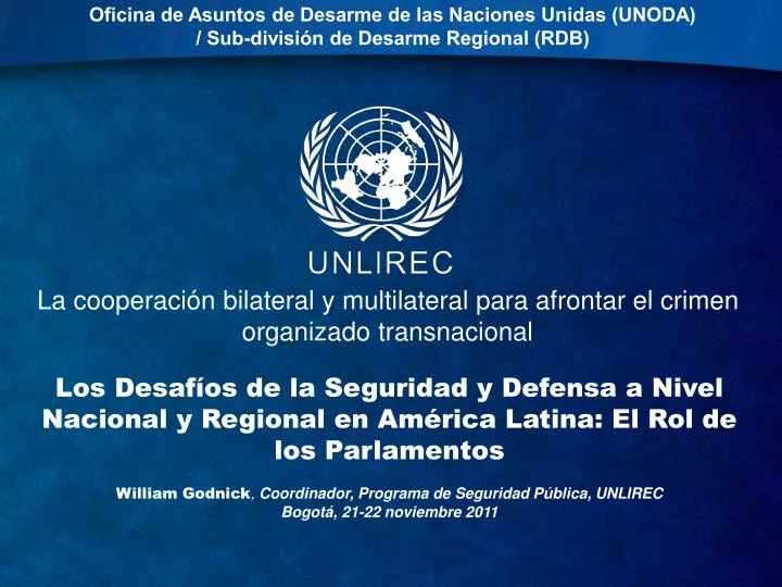 la cooperaci n bilateral y multilateral para afrontar el crimen organizado transnacional