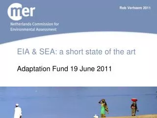 EIA &amp; SEA: a short state of the art