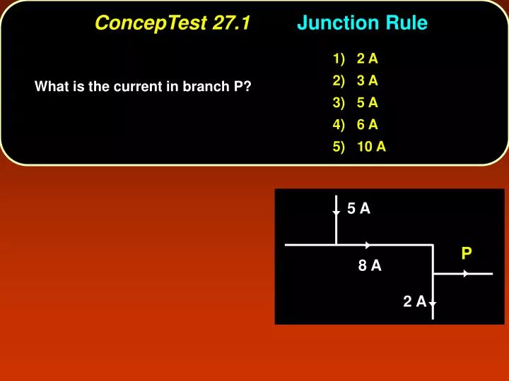 conceptest 27 1 junction rule