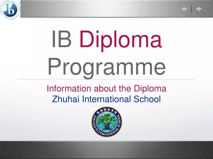 ib diploma programme