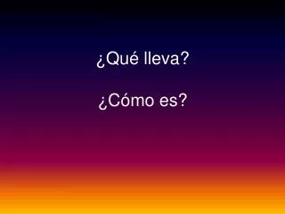 qu lleva c mo es