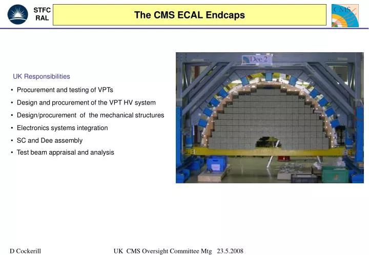 the cms ecal endcaps
