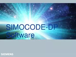 SIMOCODE-DP Software